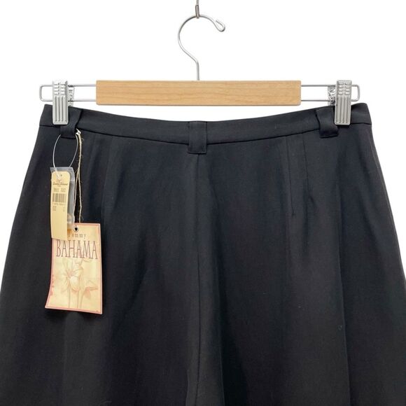 NWT Tommy Bahama Lucky Penny Shorts Black 100% Silk Size 6 TW8113 Dressy Classic - Picture 5 of 11